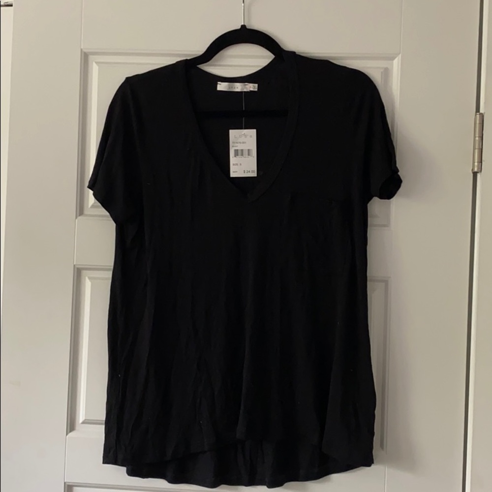Black V-Neck T-Shirt - NWT